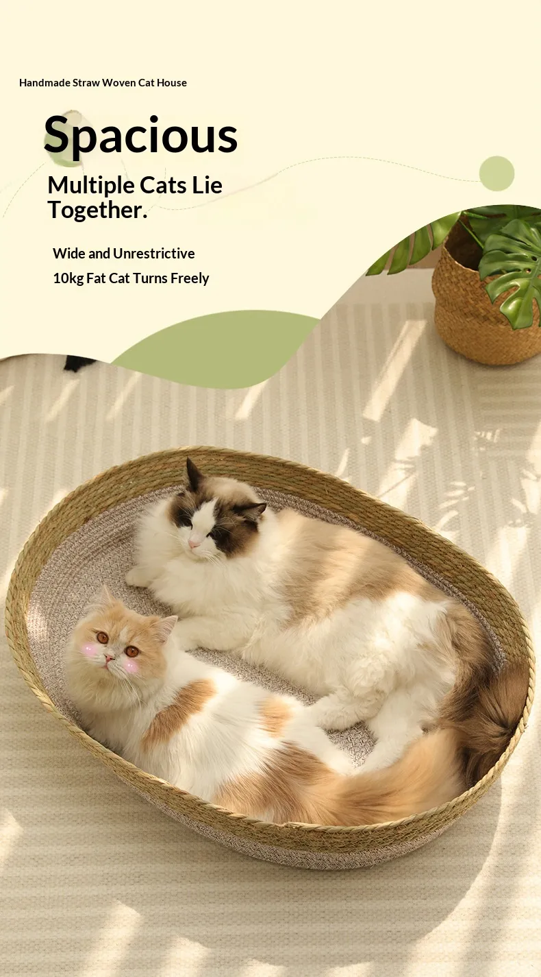 Woven Rattan Bed-Pet Products