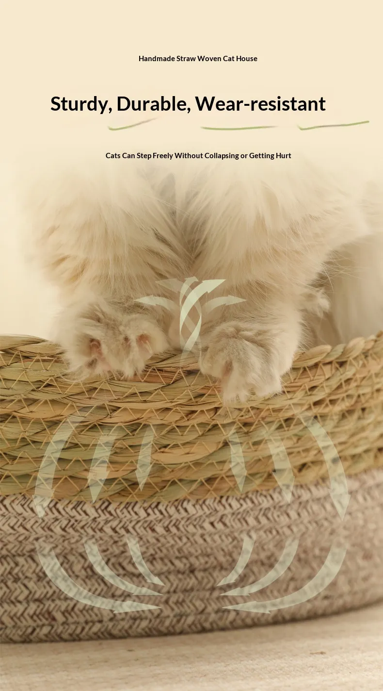 Woven Rattan Bed-Pet Products