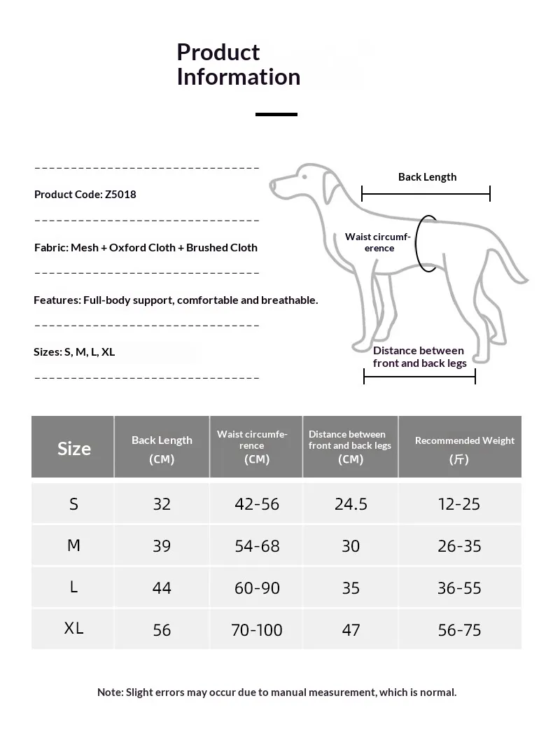 Auxiliary Lifting Strap-Pet Products