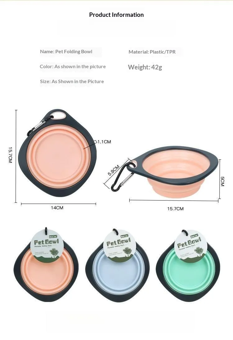Folding Bowl-Pet Products