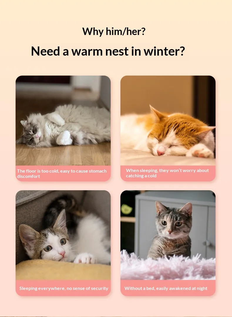 Slipper Cat Bed-Pet Products