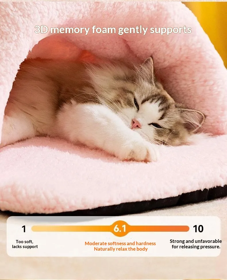 Slipper Cat Bed-Pet Products