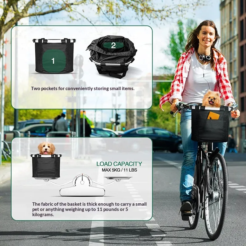 Bike Basket Carrier-Pet Products