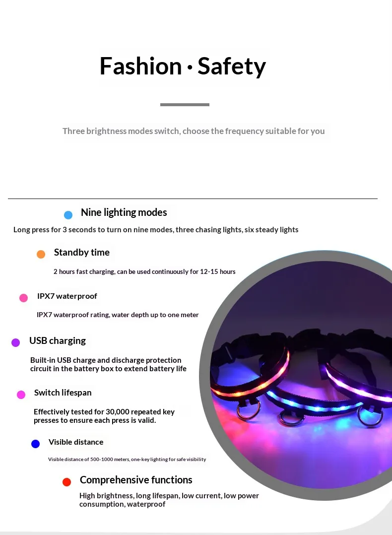 LED Collars-Pet Products