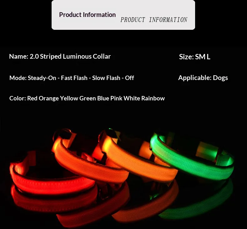 LED Collars-Pet Products