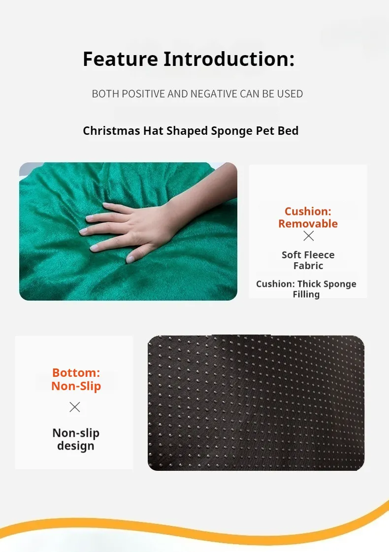 Christmas Tree Cat Bed-Pet Products