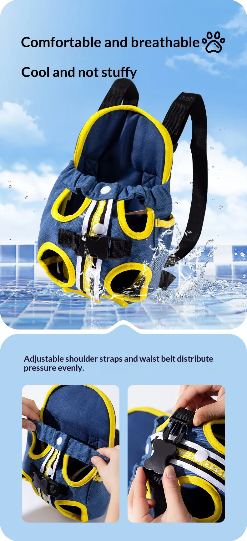 Chest Backpack-Pet Products