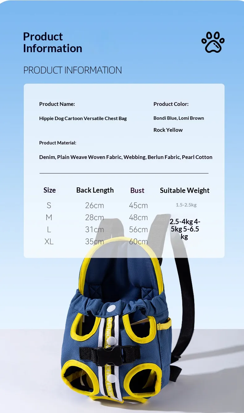 Chest Backpack-Pet Products