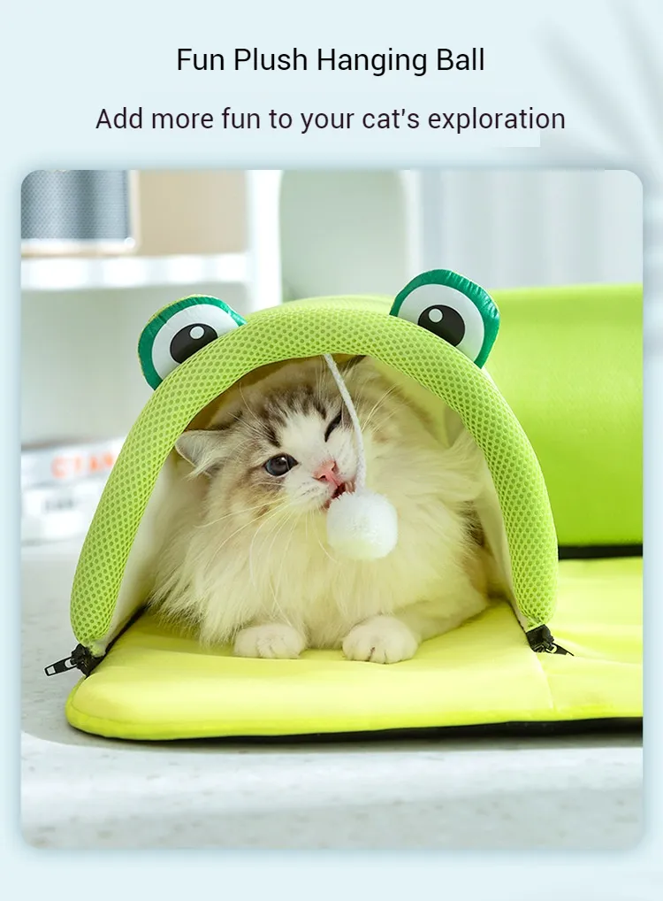 Cat Tunnel Mat Kitten Tunnel Tube Cat Nest-Pet Products