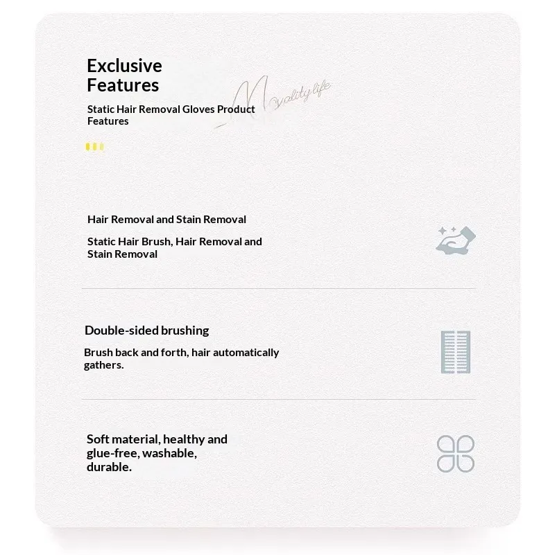 Static Hair Removal Gloves-Pet Products