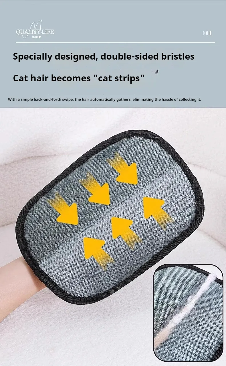Static Hair Removal Gloves-Pet Products