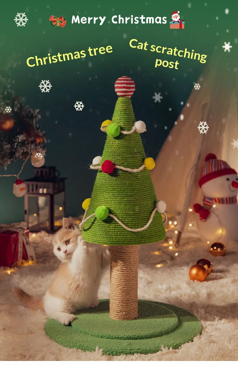 Christmas Tree Scratching Post-Pet Products