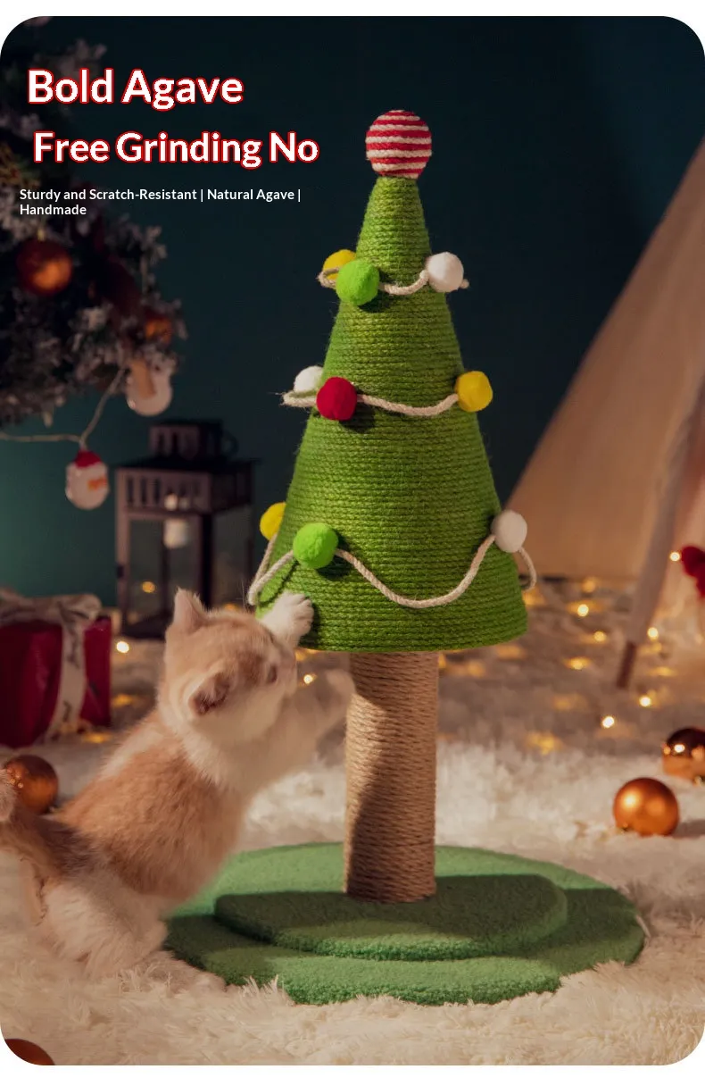 Christmas Tree Scratching Post-Pet Products