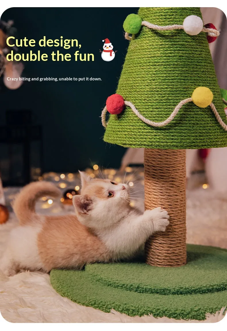 Christmas Tree Scratching Post-Pet Products