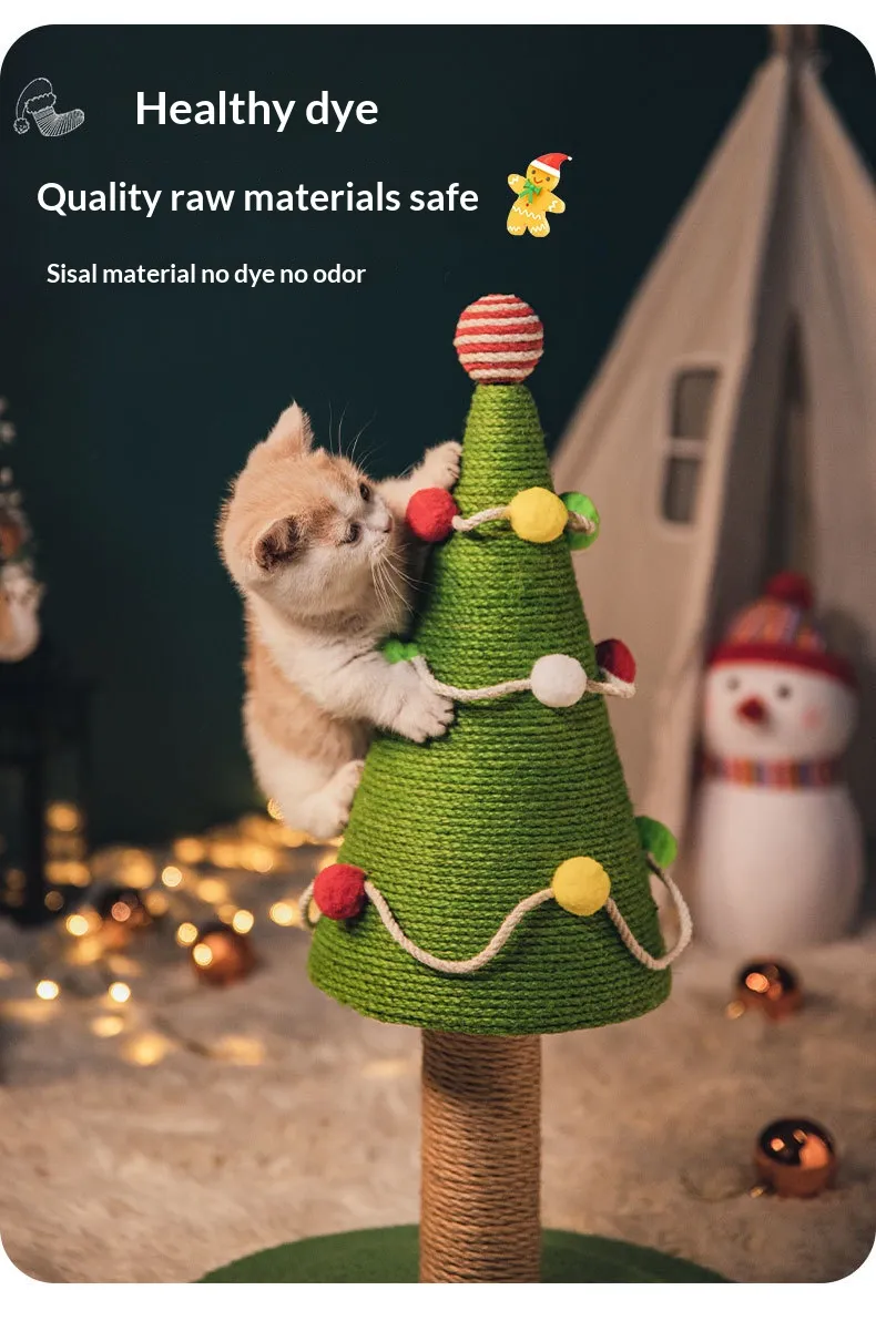 Christmas Tree Scratching Post-Pet Products