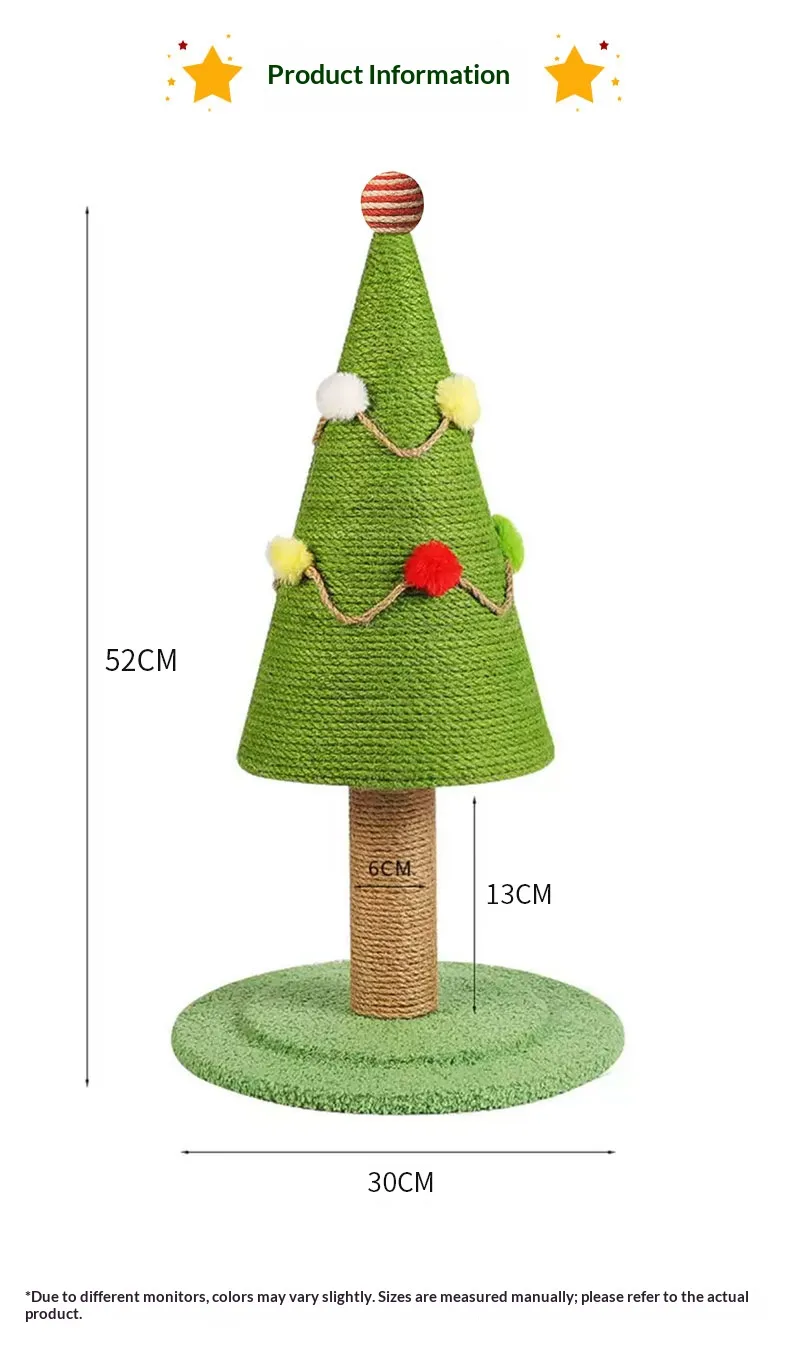 Christmas Tree Scratching Post-Pet Products
