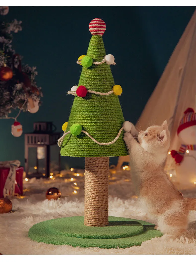 Christmas Tree Scratching Post-Pet Products